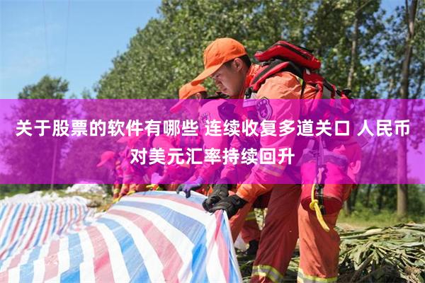 关于股票的软件有哪些 连续收复多道关口 人民币对美元汇率持续回升