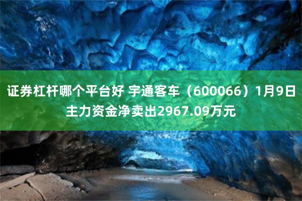 证券杠杆哪个平台好 宇通客车（600066）1月9日主力资金净卖出2967.09万元