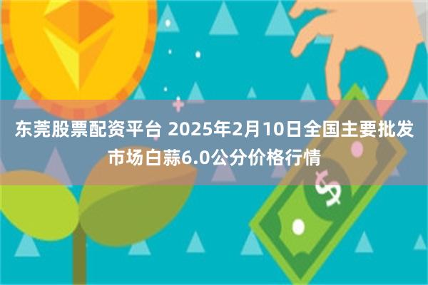 东莞股票配资平台 2025年2月10日全国主要批发市场白蒜6.0公分价格行情