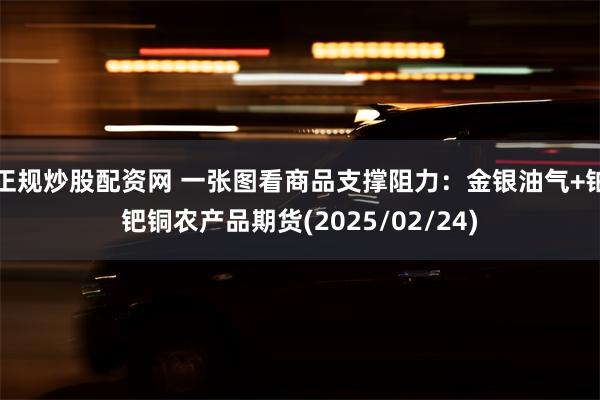 正规炒股配资网 一张图看商品支撑阻力：金银油气+铂钯铜农产品期货(2025/02/24)